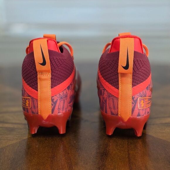 Nike Alpha Menace 4 Elite NRG Red Football Cleats FQ4046 600 Men's 7.5 New RARE - Picture 6 of 14